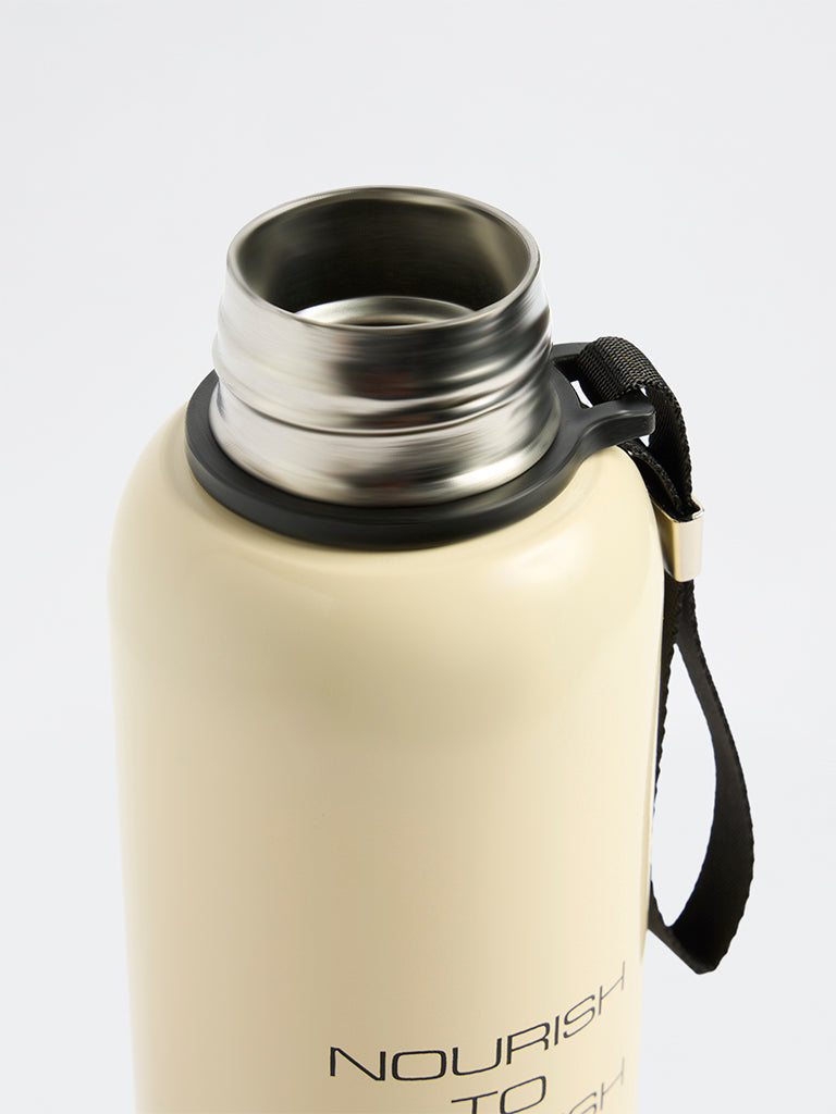 Westside Home Ivory Text Design Water Bottle - 850ml