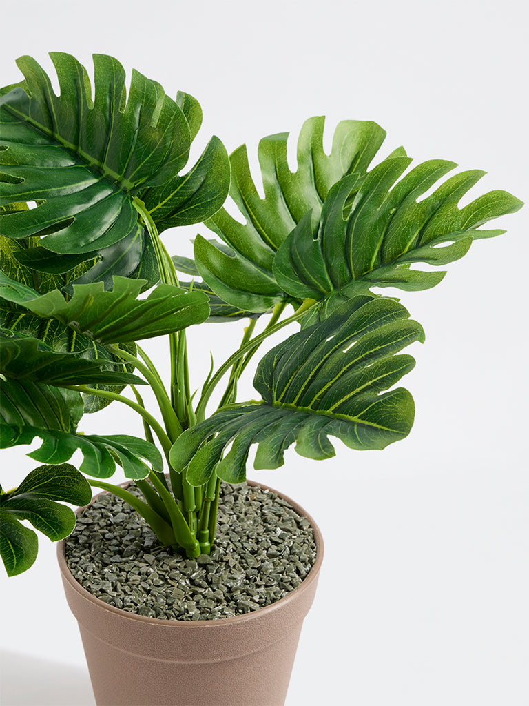 Westside Home Green Artificial Monstera Plant