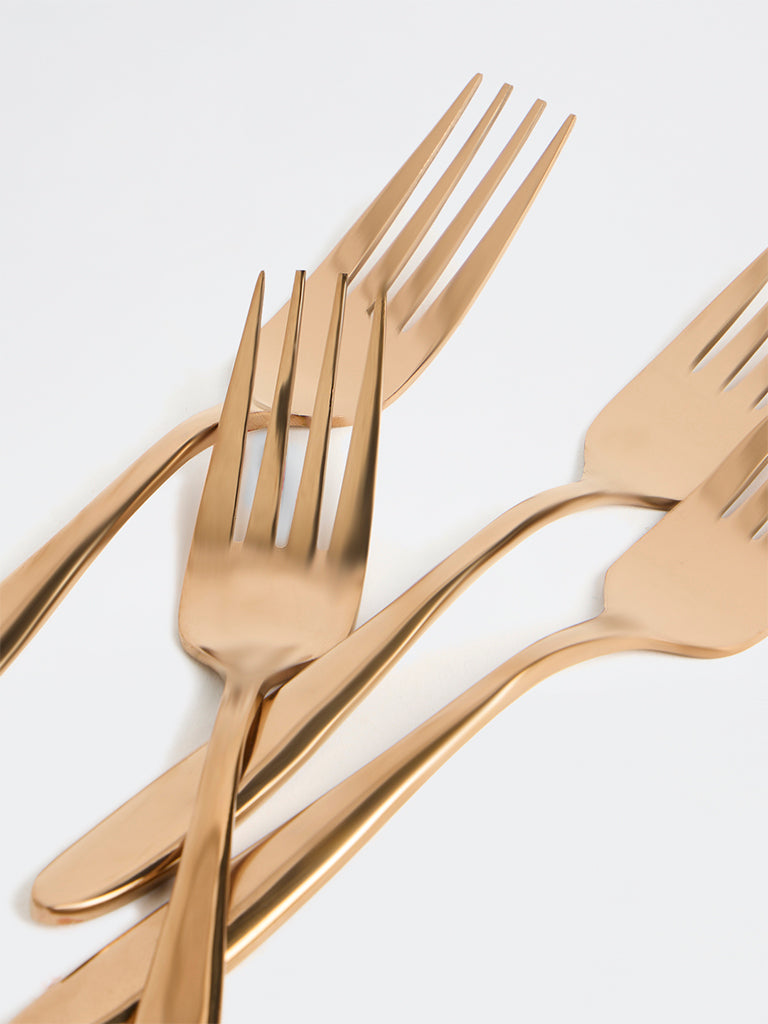 Westside Home Copper Forks - Set of 4