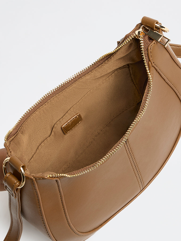Westside Brown Moon Sling Bag