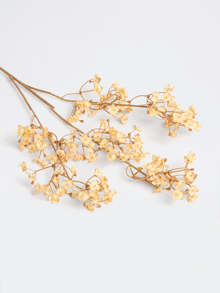 Westside Home Cream Artificial Gysophila Flower Branch