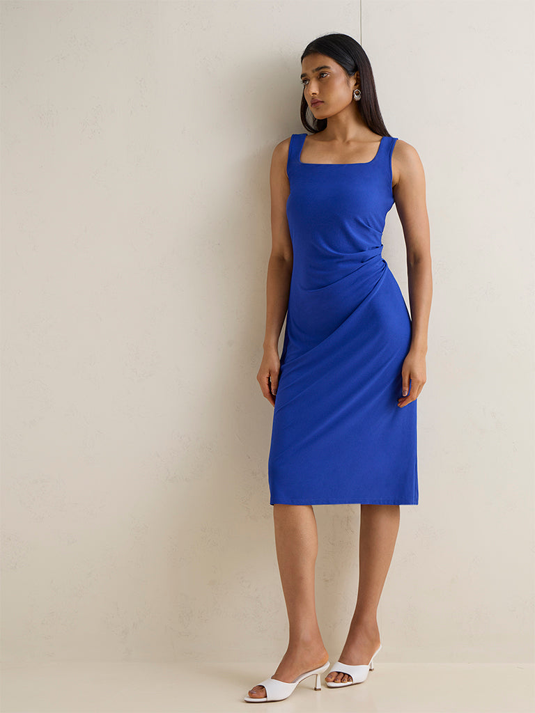 Wardrobe Blue Bodycon Dress