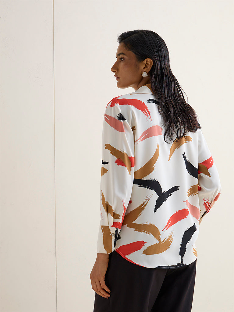 Wardrobe Multicolour Printed Blouse