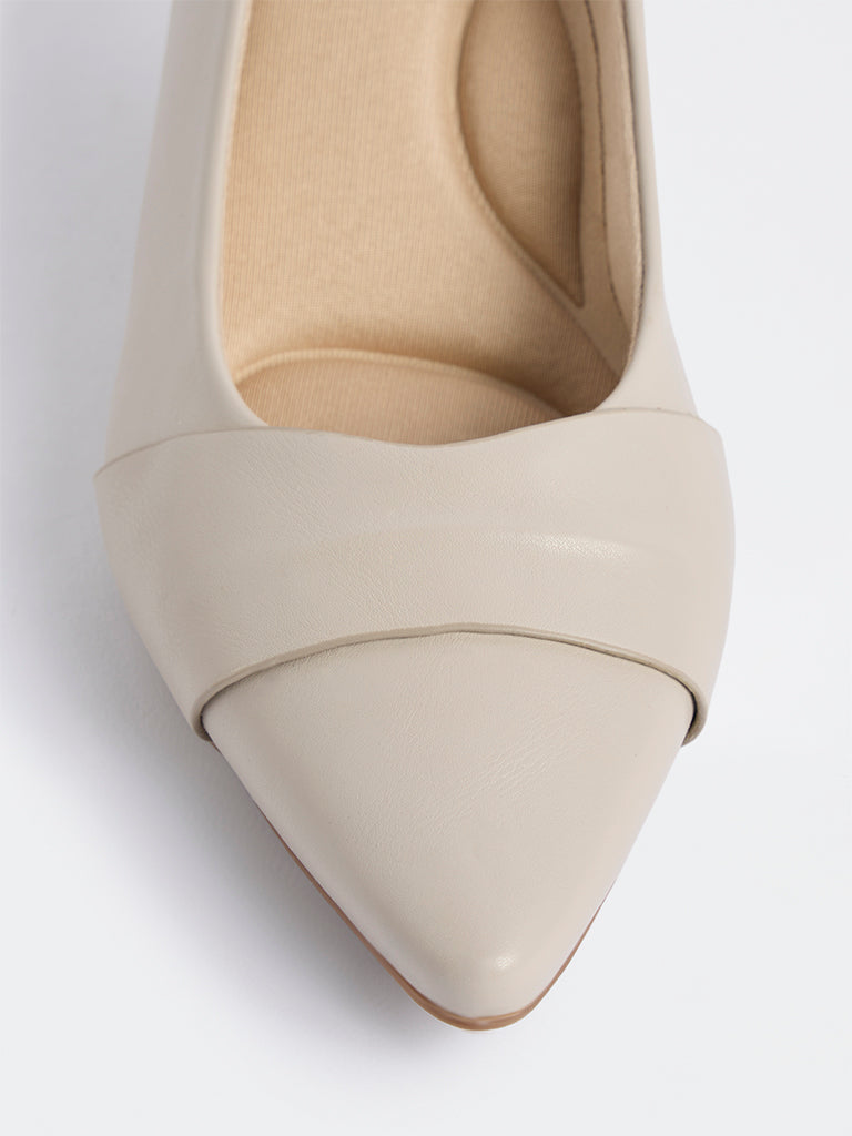 LUNA BLU Ivory Comfort Pump Shoes