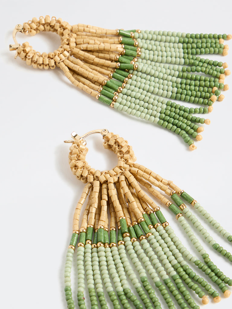 Westside Accessories Multi-Coloured Beaded Chandelier Earrings