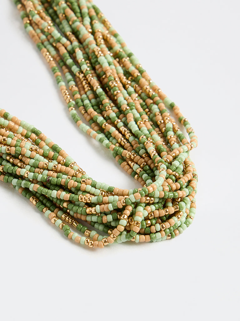 Westside Accessories Multi-Coloured Beaded Statement Necklace