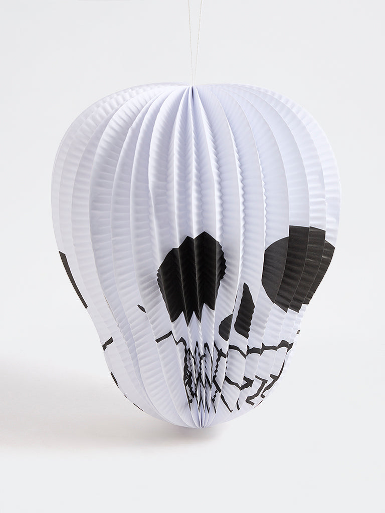 Westside Home White Halloween Skull Hanging Decoration
