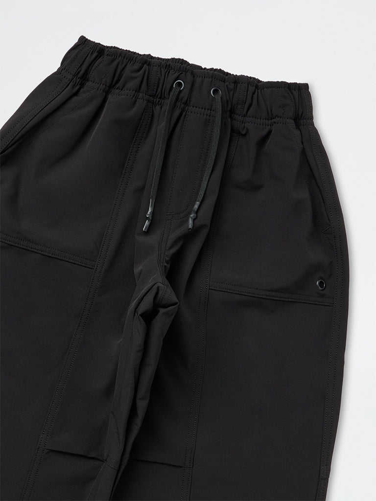 Y&F Kids Boys Black Cargo-Style Mid-Rise Pants