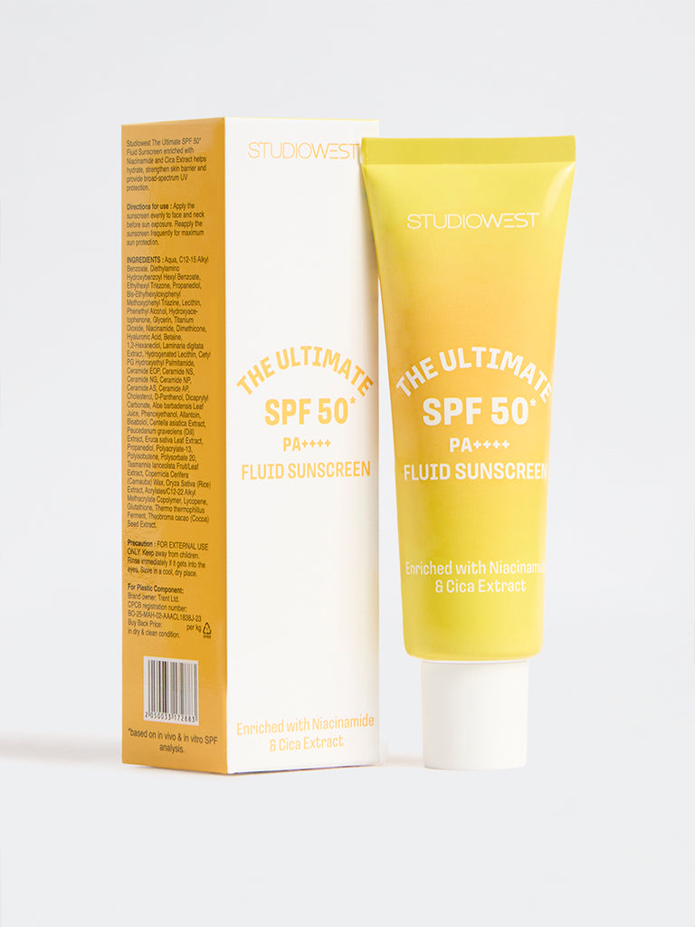 Studiowest The Ultimate Fluid Sunscreen SPF 50 PA++++ - 50 gm