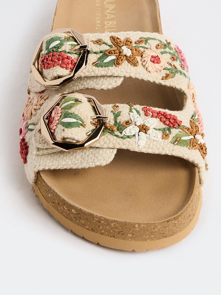 LUNA BLU Multicolour Slip-On Sandals
