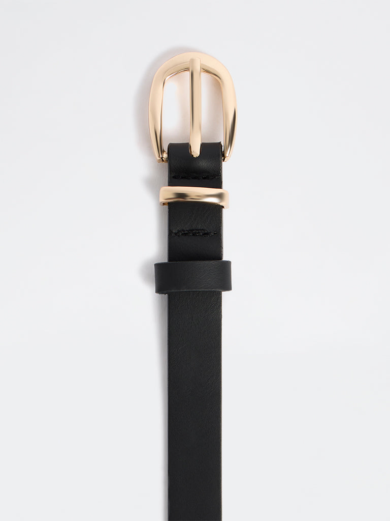 Westside Accessories Black U-Buckle Belt