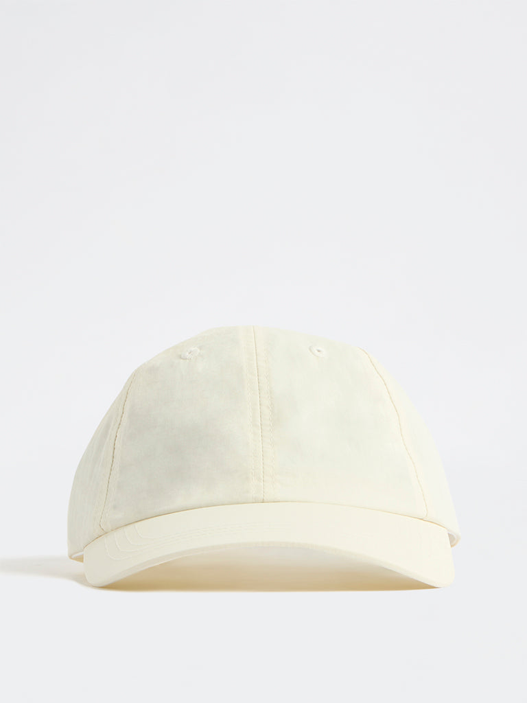 Westside Accessories Off White Solid Cap