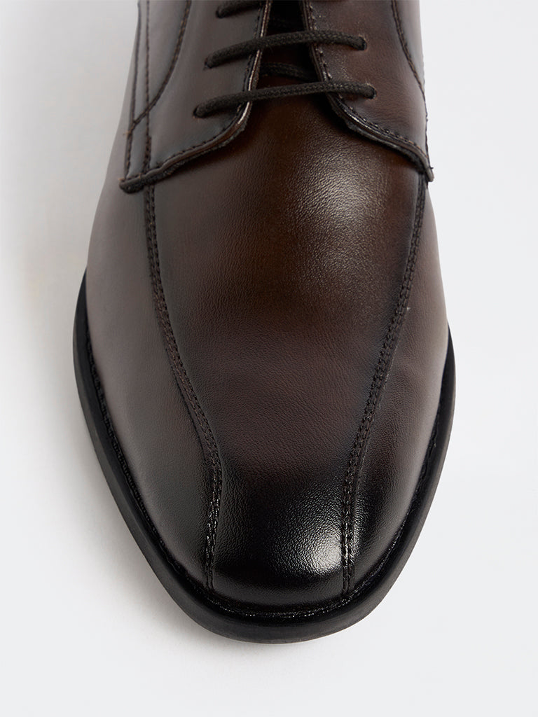 SOLEPLAY Dark Brown Derby Shoes