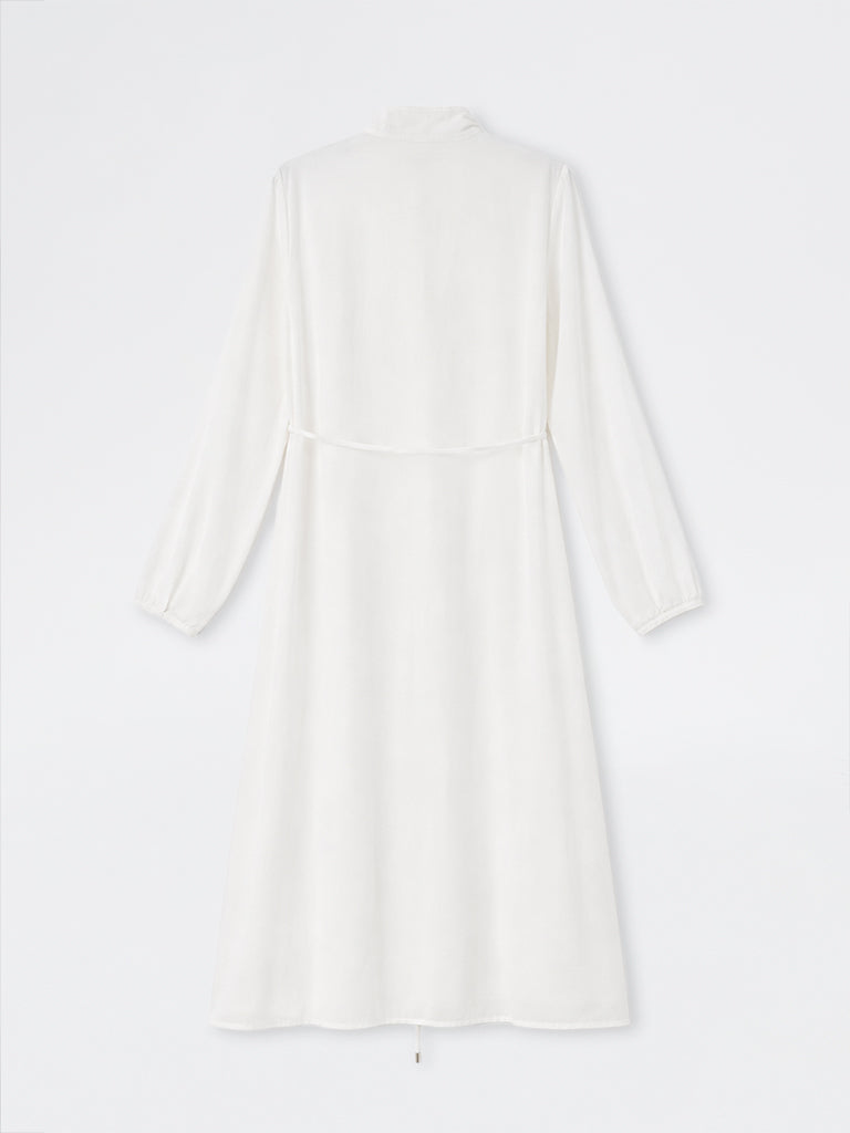 Sheer Pintucked Dress