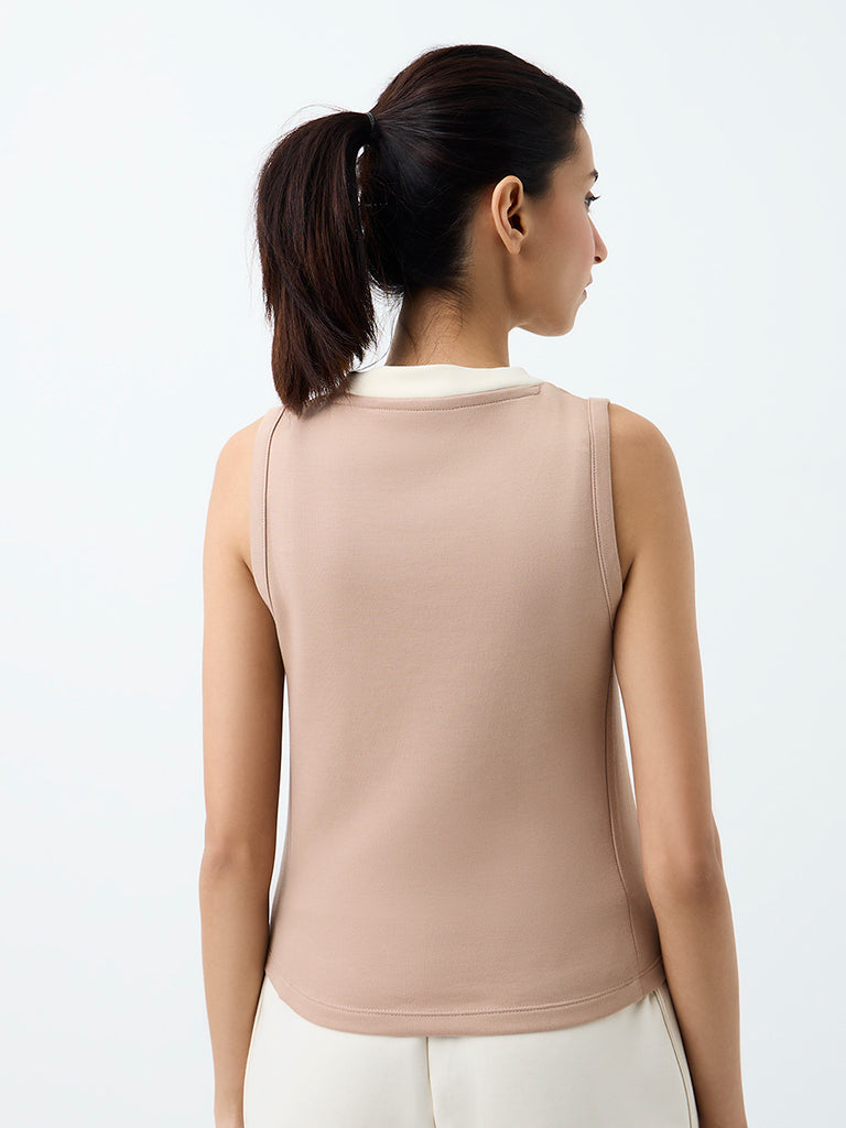 Nuoflexx Dusty Beige Solid Top