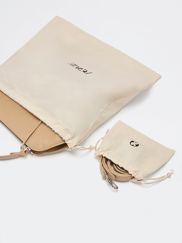 Pome Luxe Berlin Arched Leather Handbag