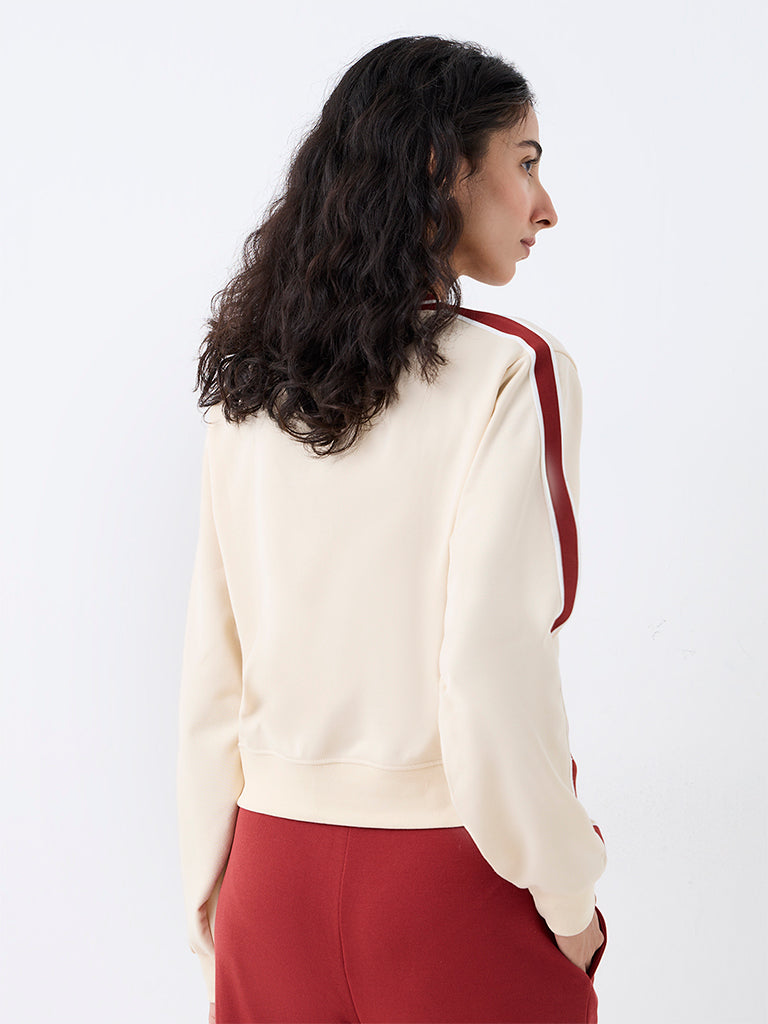 Nuoflexx Light Beige Numerical Design T-Shirt