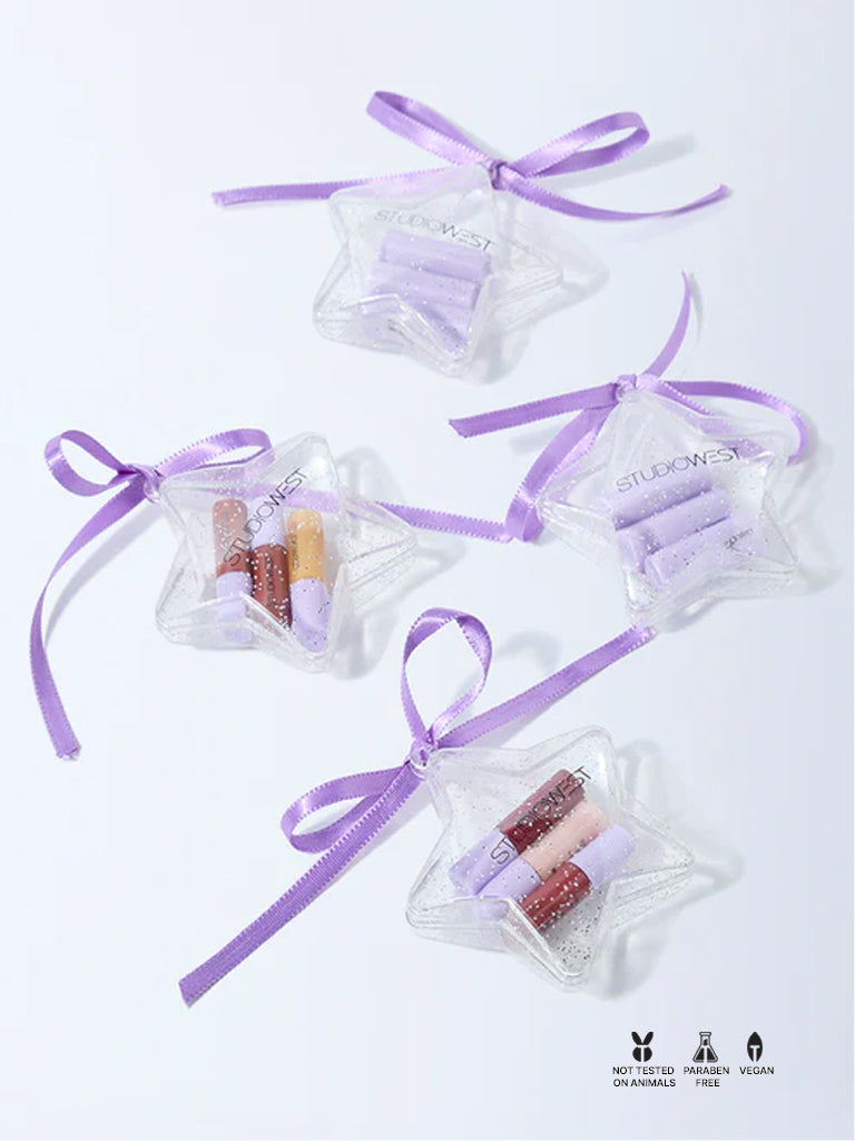 Studiowest Glitzy Mini Lipsticks Brown - Pack of 3