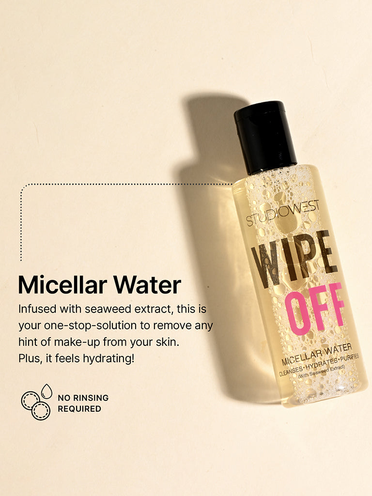 Studiowest Wipe Off Micellar Water, 100 ml