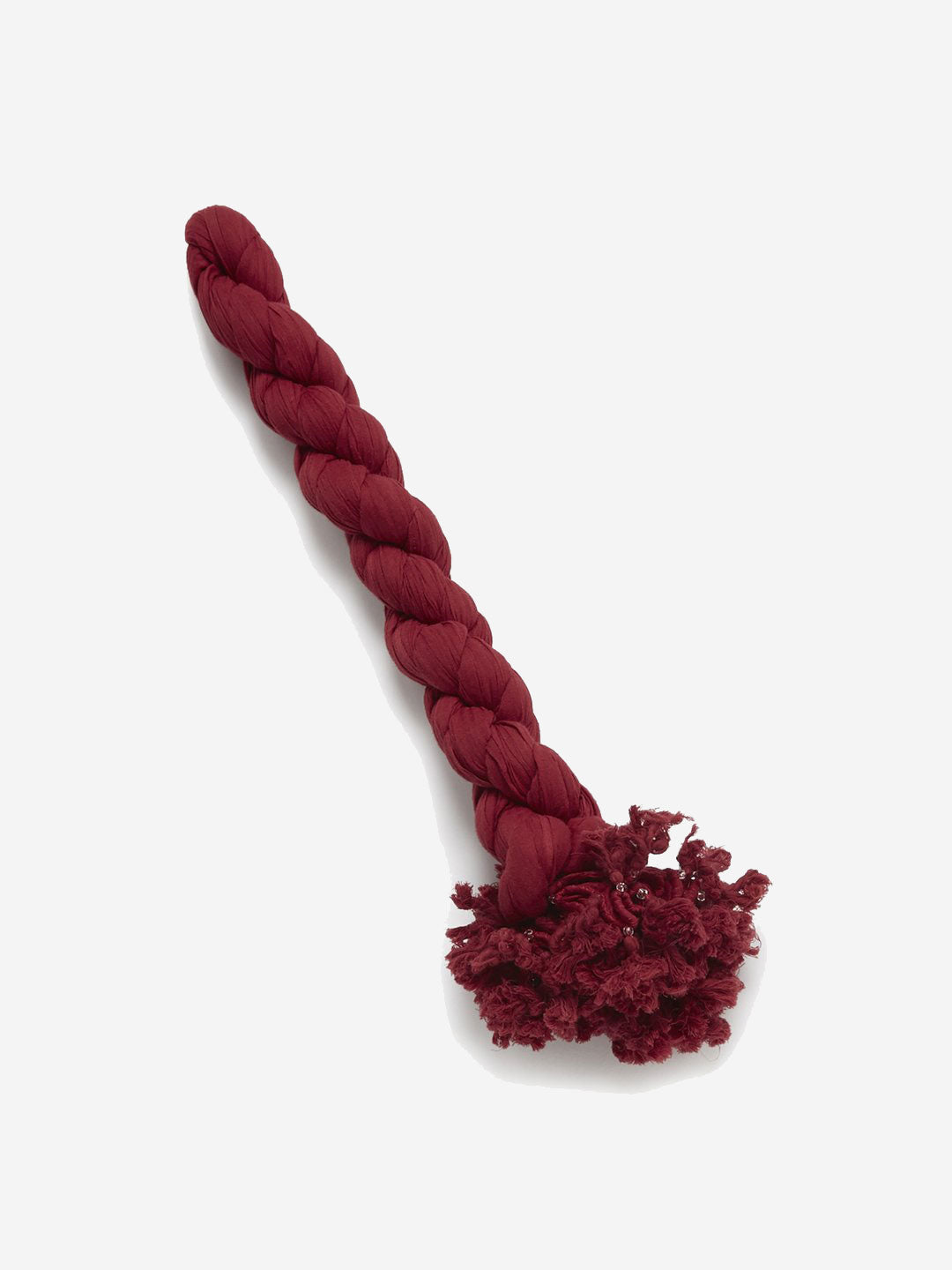 Utsa Maroon Crushed Cotton Dupatta