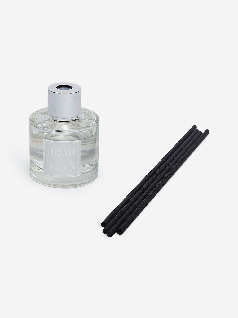 Westside Home Clear No.5 Fragrance Diffuser With Four Reed Sticks