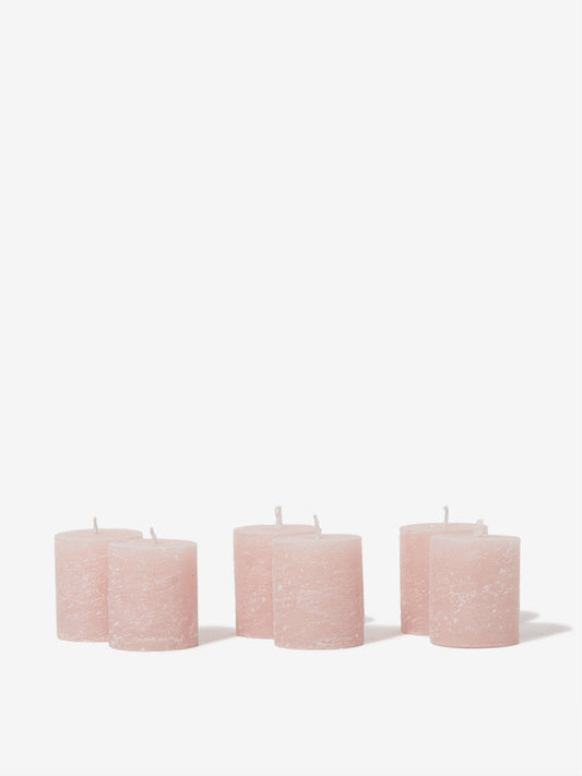 Westside Home Pink Votive Candles Set of Six