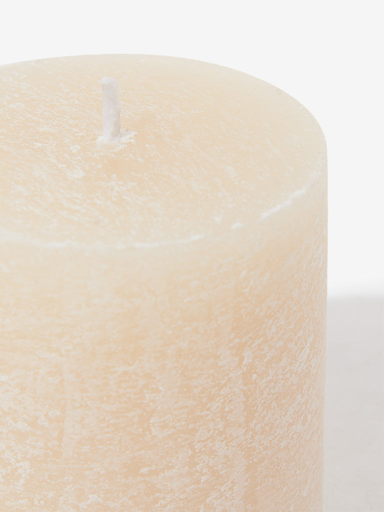 Westside Home Ivory Small Pillar Candle