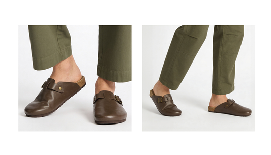 Man styling iconic footwear including loafers, sneakers, and boots with smart casual outfits from Westside