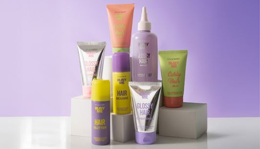 Woman with glossy, healthy hair using Westside Studiowest hair-care range — perfect routine for shiny hair