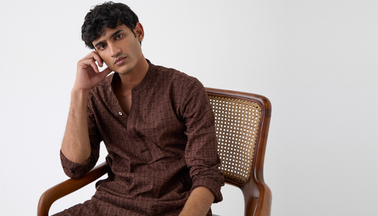 Stylish men’s wedding outfits 2025 featuring KALA by E.T.A. collection from Westside