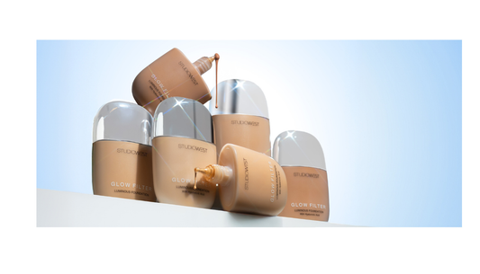 wedding makeup look with glowing skin bold lips and defined eyes