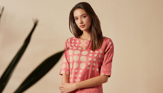 Pink Kurta For Women By Utsa