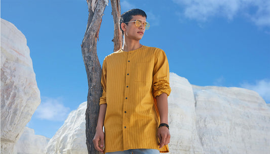 Mens Yellow Tunic By ETA
