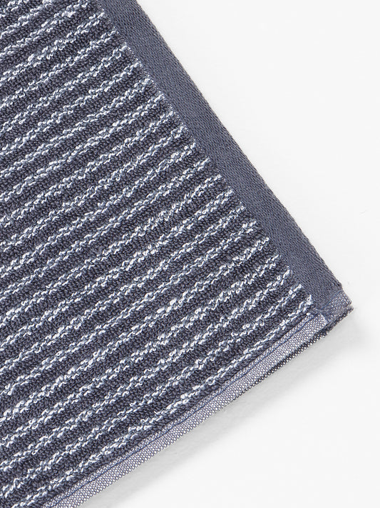 Westside Home Grey Striped Hand Towel