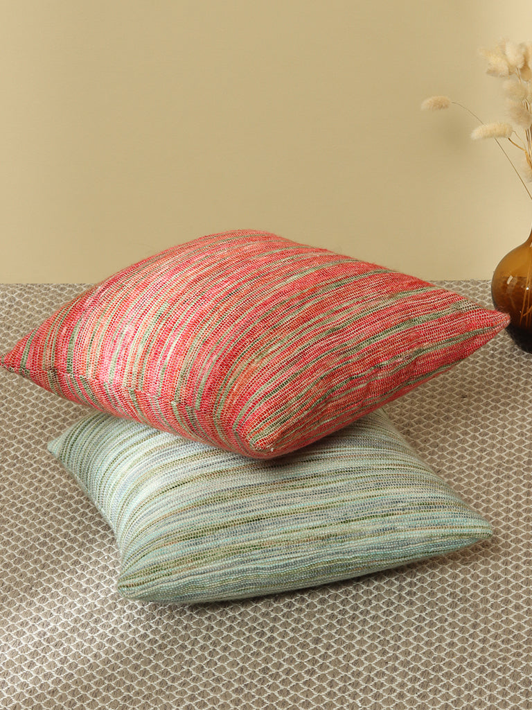 Shop Westside Home Red Striped Cushion Covers Online