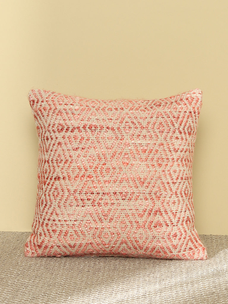 Buy Westside Home Dusty Rose Diamond Designed Cushion Covers from Westside