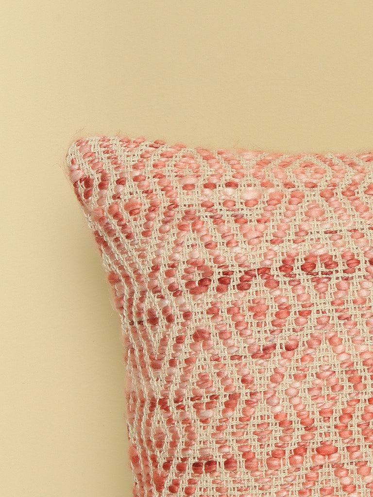 Shop Westside Home Dusty Rose Diamond Designed Cushion Covers Online