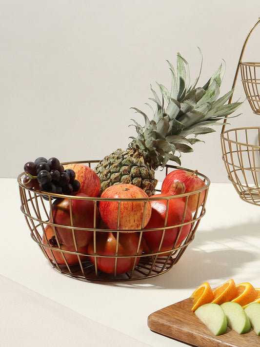 Westside Home Gold Fruit Basket