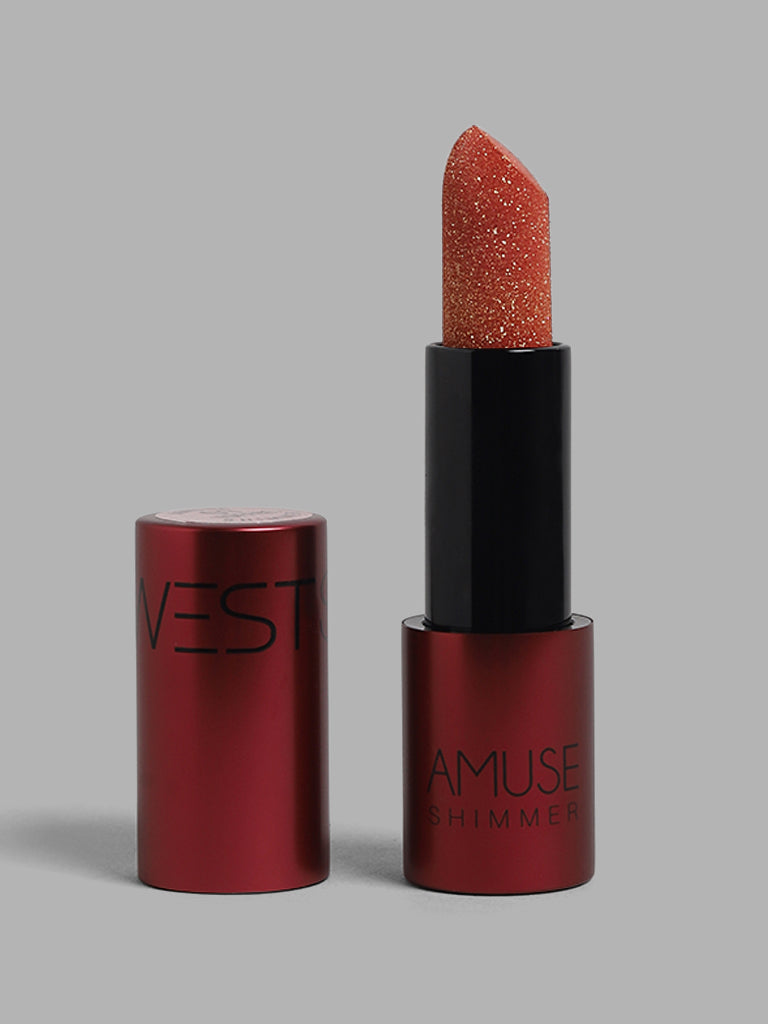Studiowest Amuse Shimmer 01 Nude Lipstick - 4 gm