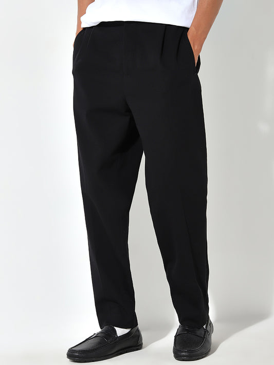 Ascot Black Relaxed Fit Chinos