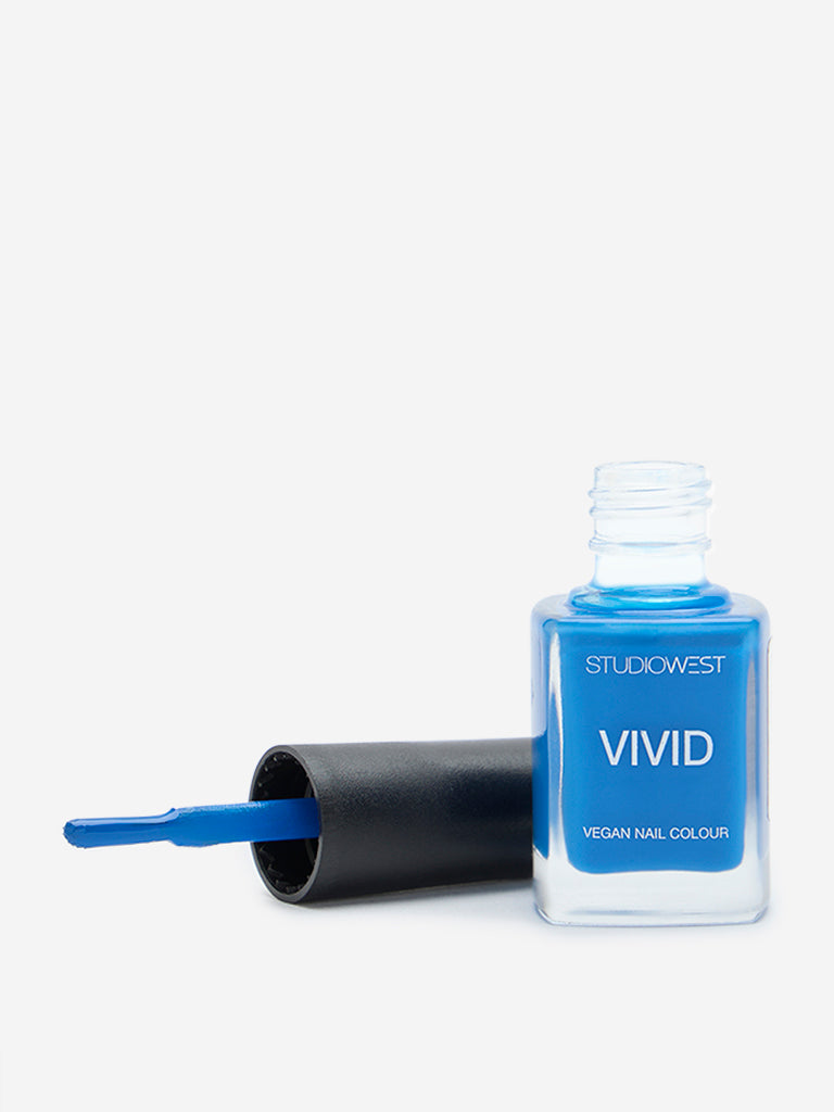 Studiowest Vivid Creme Noble Blue Vegan AWBL-02 Nail Colour - 9 ml