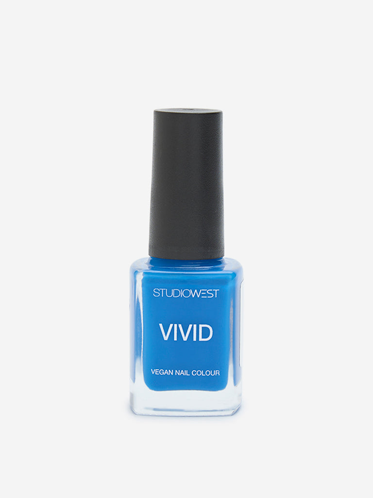 Studiowest Vivid Creme Noble Blue Vegan AWBL-02 Nail Colour - 9 ml