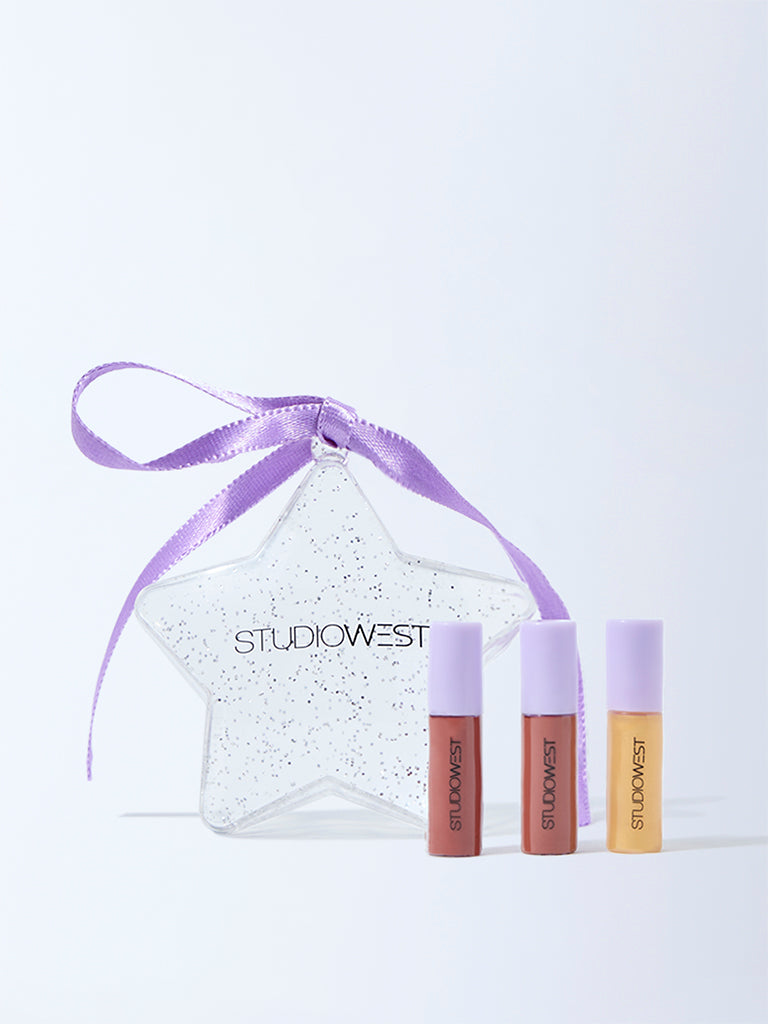Studiowest Glitzy Minis Lipcolour Brown - Pack of 3