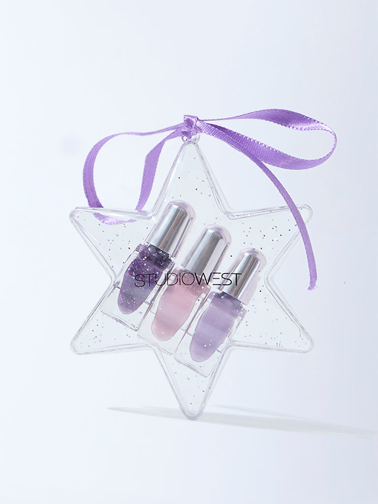 Studiowest Glitzy Minis Nail Color Lilacs - Pack of 3