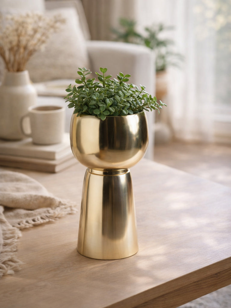 Westside Home Gold Torch Planter