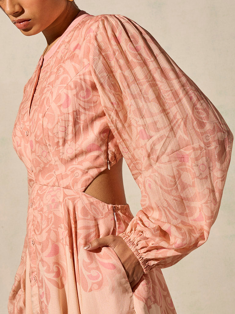 Floral Dress - Pink