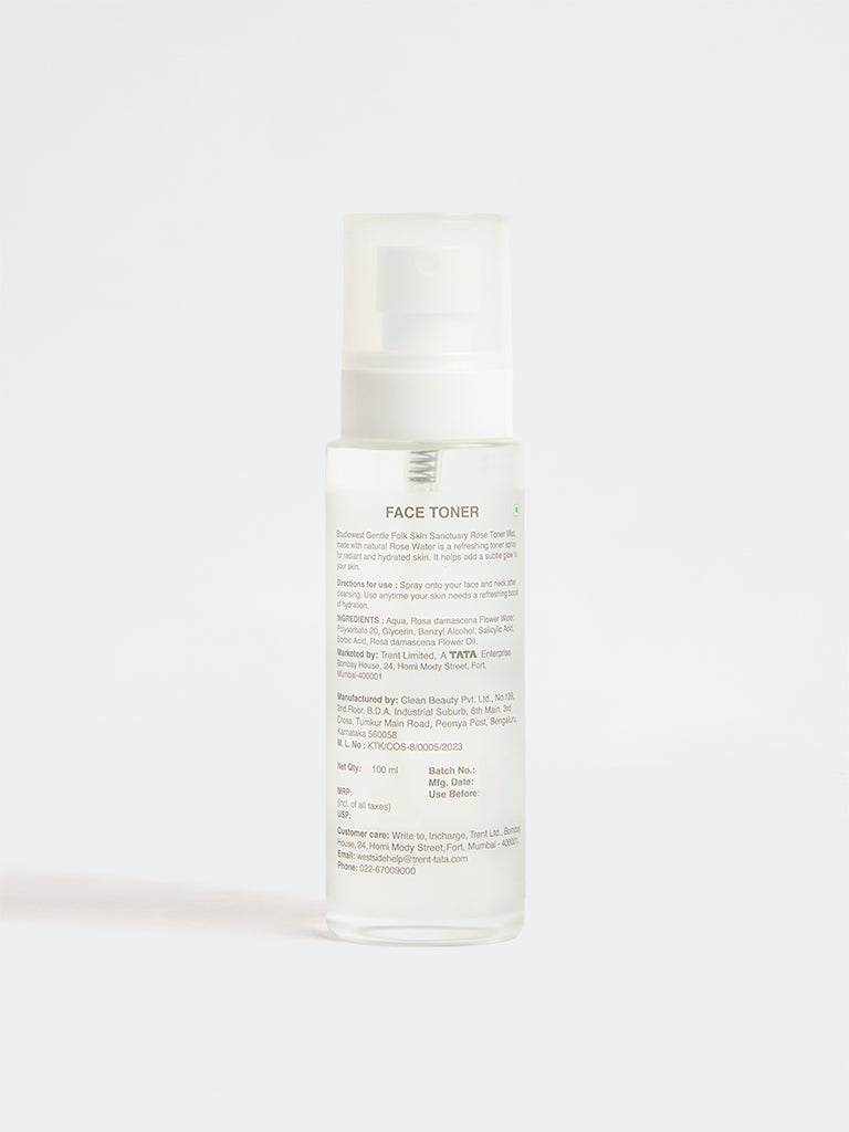 Studiowest Gentle Folk Skin Sanctuary Rose Toner Mist - 100ml