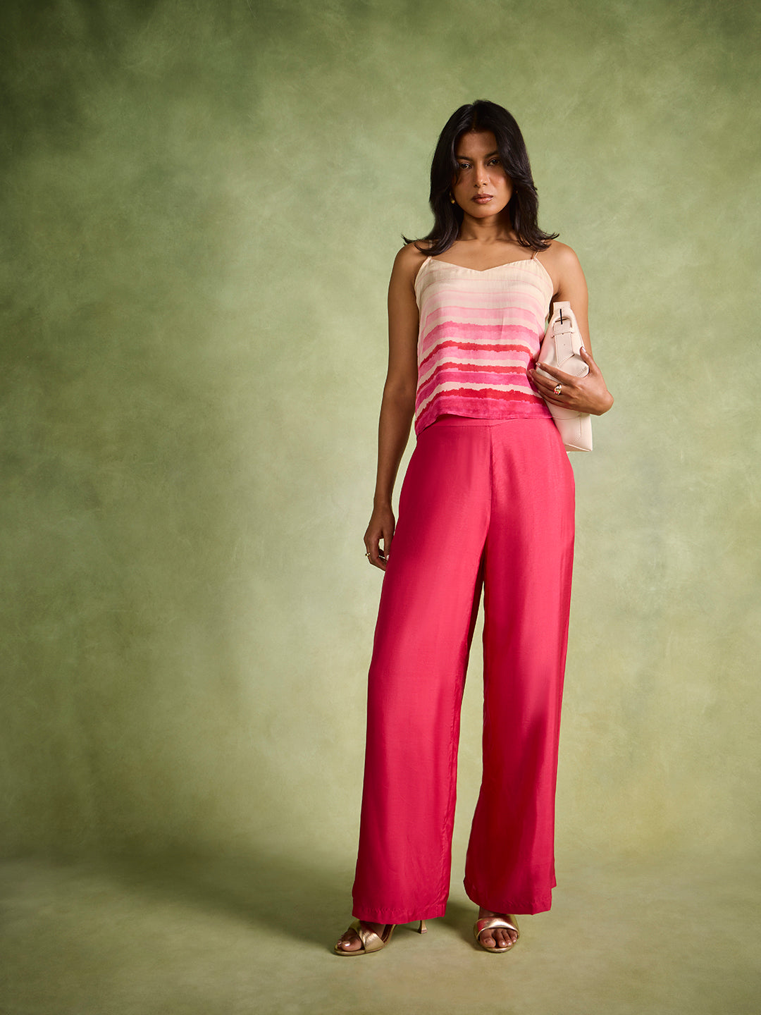 Wide-Leg Pants – Pink