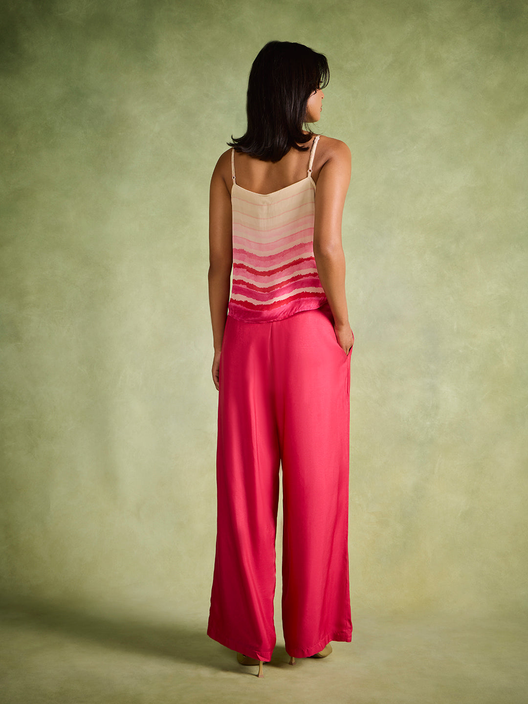 Wide-Leg Pants – Pink