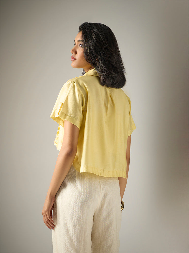 Shirt with Camisole – Yellow